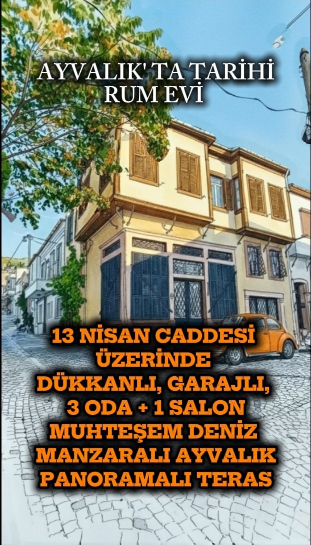 AYVALIK’IN KALBİNDE BİR ZAMAN MAKİNESİ: 13 NİSAN CADDESİ’NDE İHTİŞAMLI KÖŞEBAŞI RUM EVİ